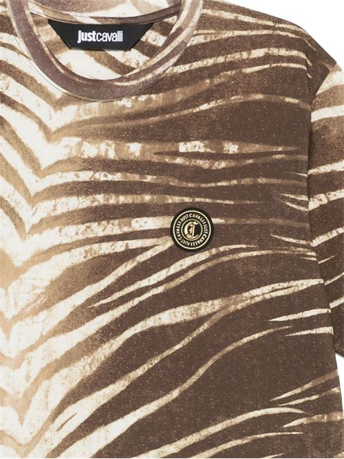 T-shirt uomo con stampa all-over JUST CAVALLI | 80OAHE04CJ110R83